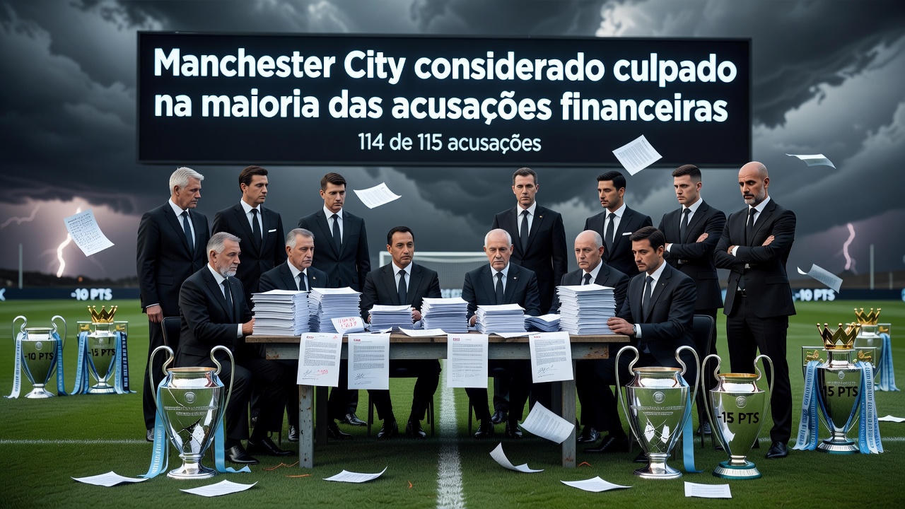 Manchester City é considerado culpado na maioria das acusações financeiras