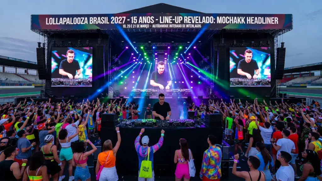 Lollapalooza Brasil Revela Line-up de 2027 com Mochakk como Headliner